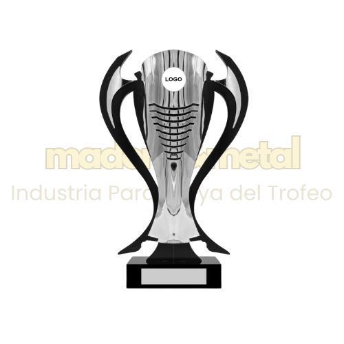 Imagen de Trofeo en fibra de madera ecológica con acrílico metalizado - M1.5902 